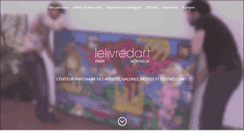 Desktop Screenshot of lelivredart.com